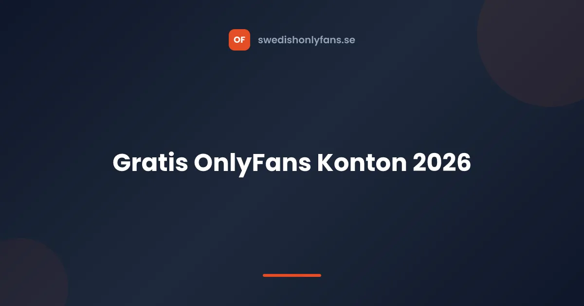 Gratis OnlyFans konton